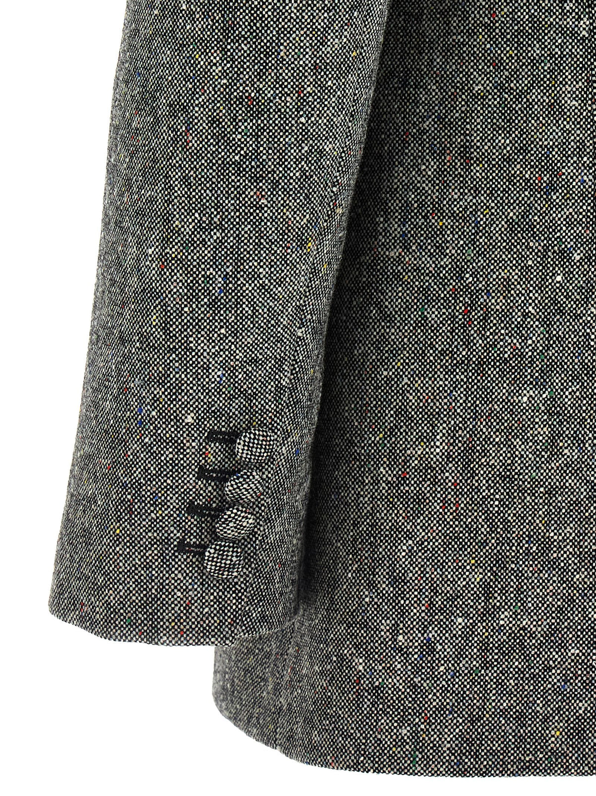 Gray Virgin Wool Blazer