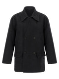 Gray Virgin Wool Coat
