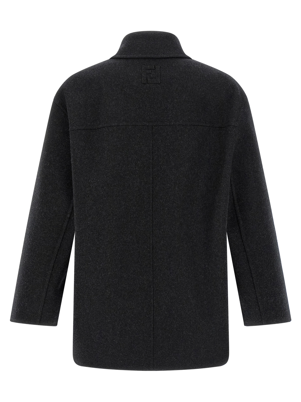 Gray Virgin Wool Coat