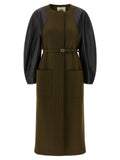 Bicolor Viscose Coat