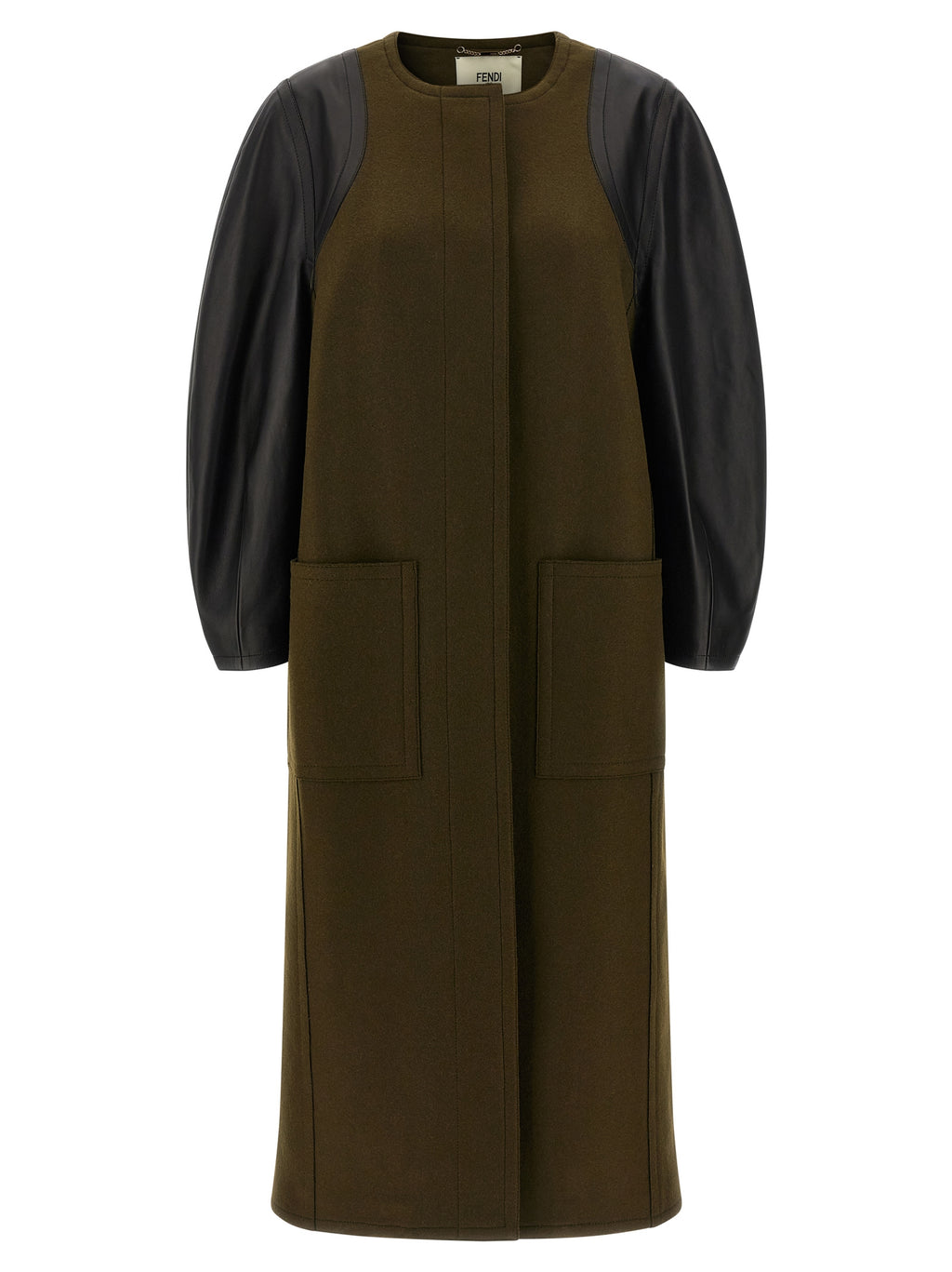 Bicolor Viscose Coat