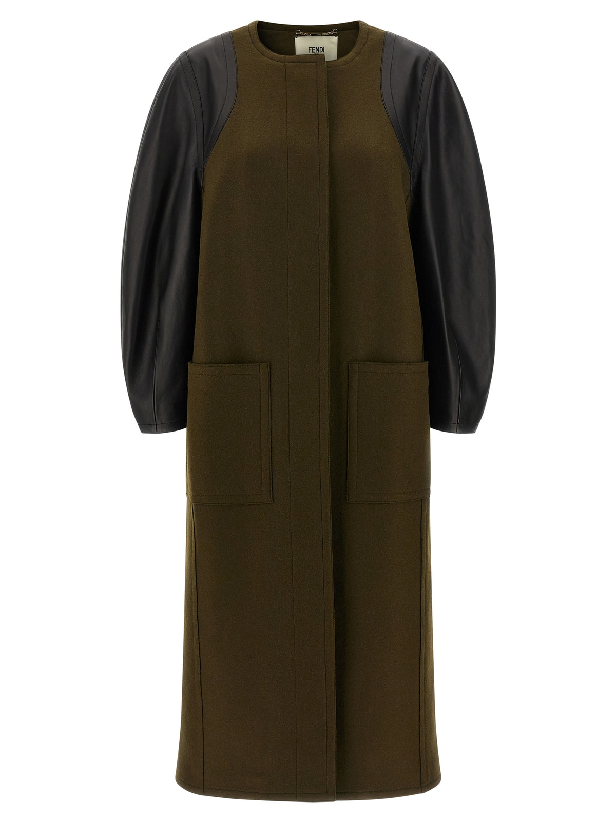 Bicolor Viscose Coat