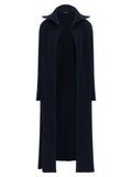 Blue Polyester Cardigan