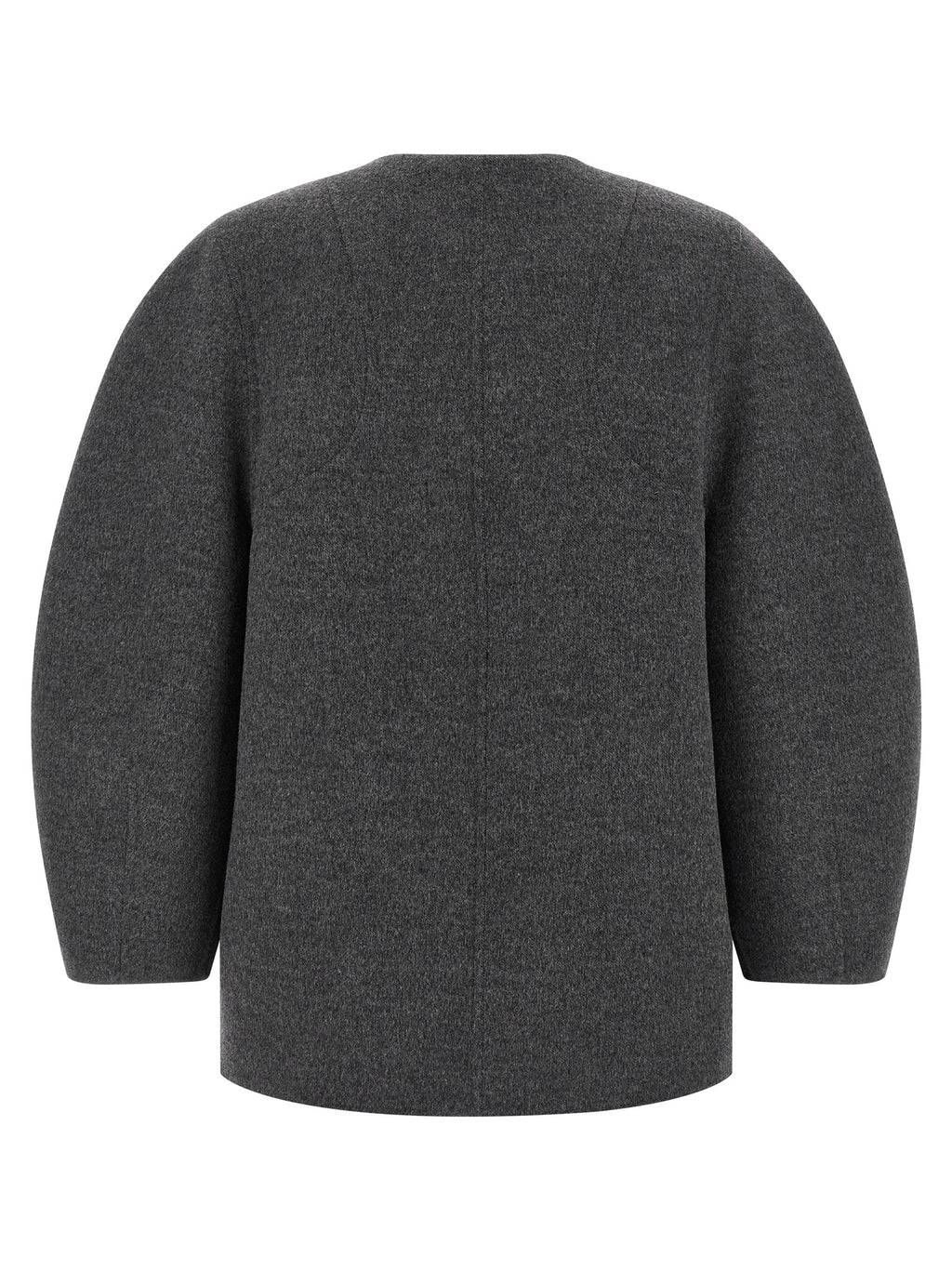 Gray Virgin Wool Coat