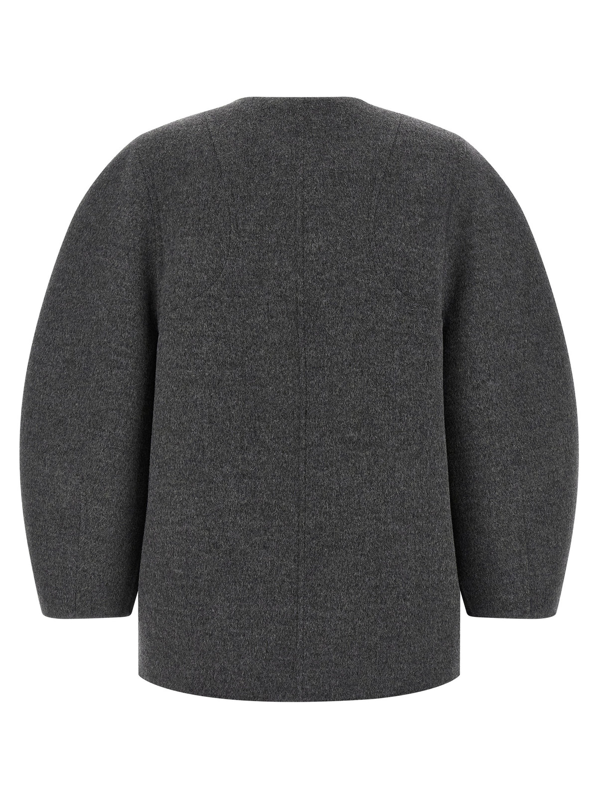 Gray Virgin Wool Coat