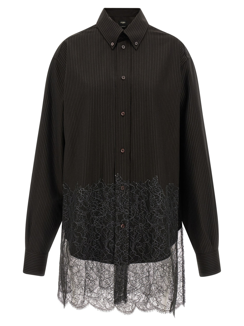 Brown Virgin Wool Blouse