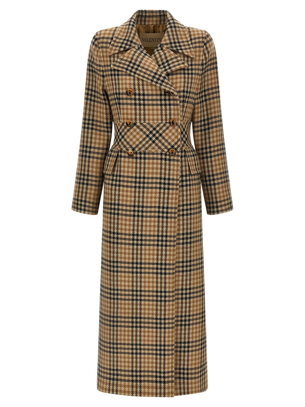 Brown Virgin Wool Coat