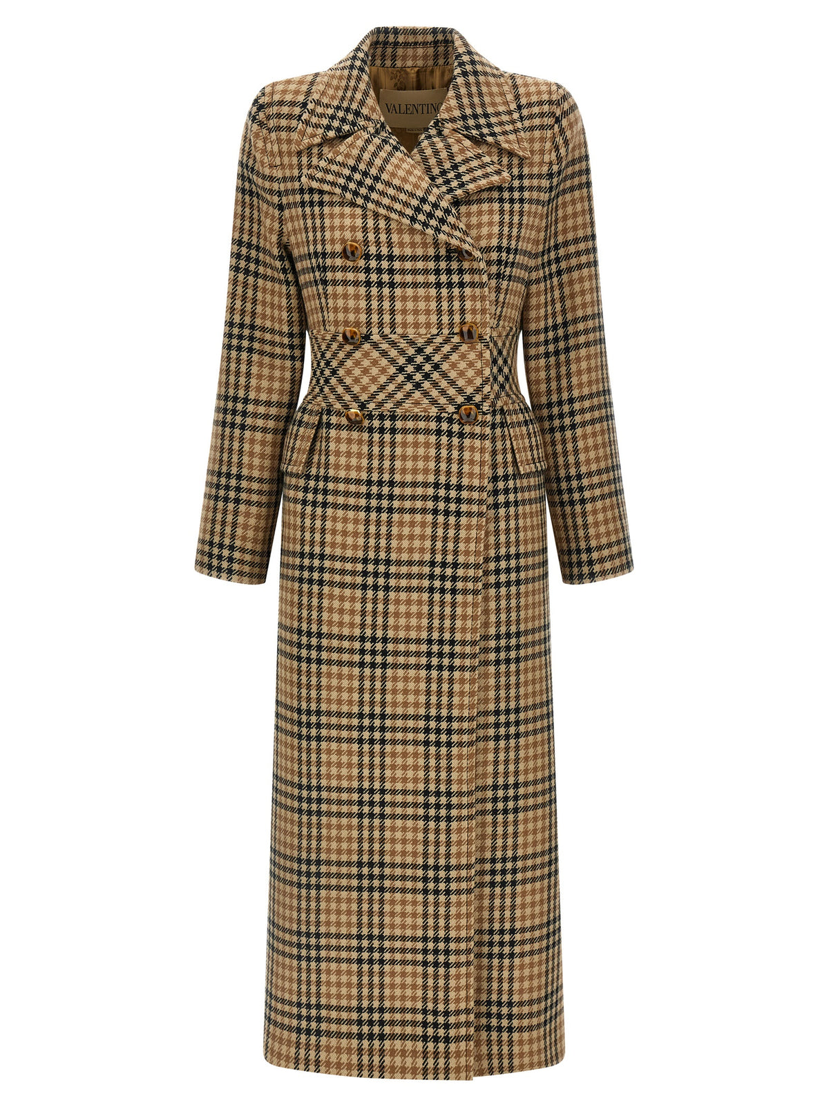 Brown Virgin Wool Coat