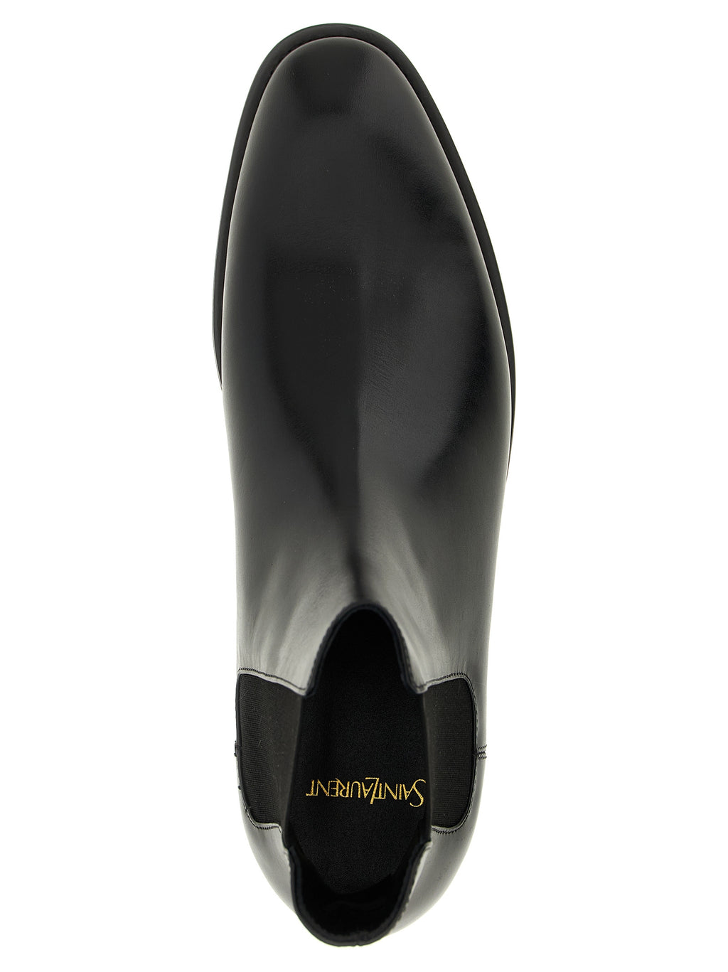 Black Calfskin Chelsea Boots