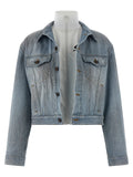 Blue Cotton Denim Jacket