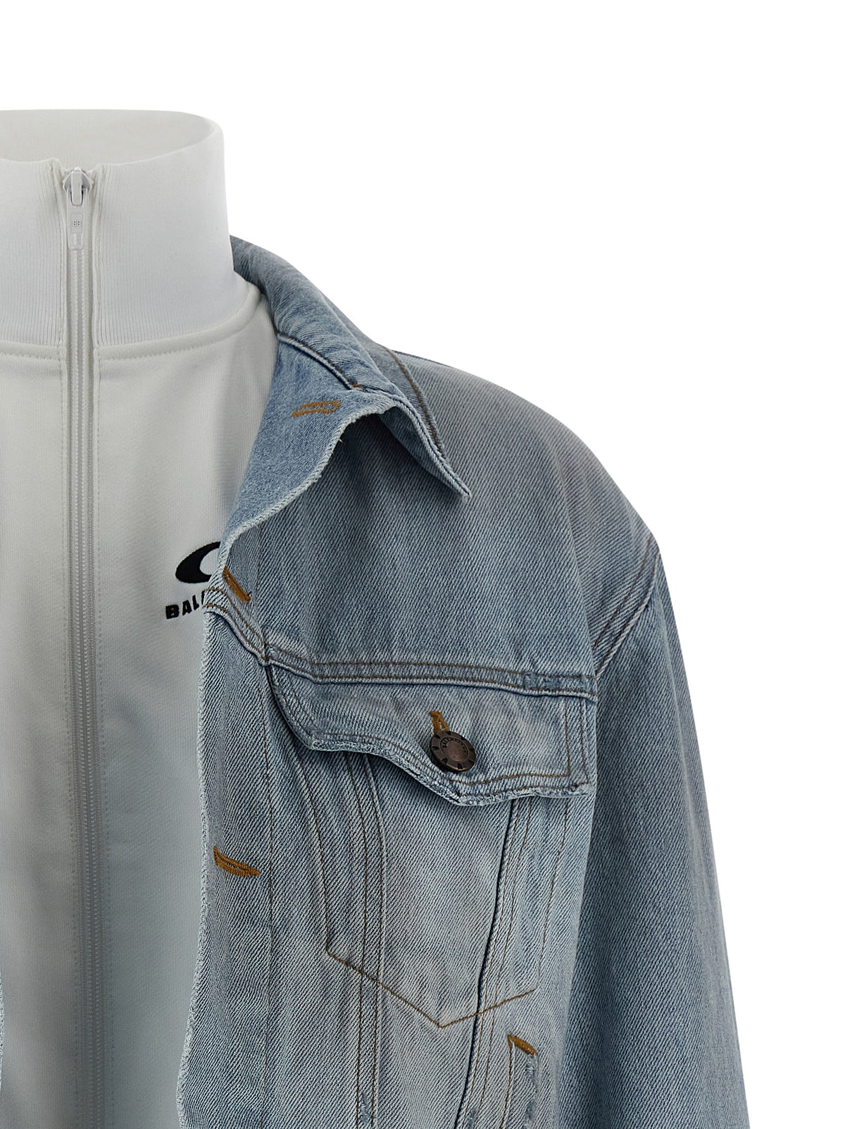 Blue Cotton Denim Jacket