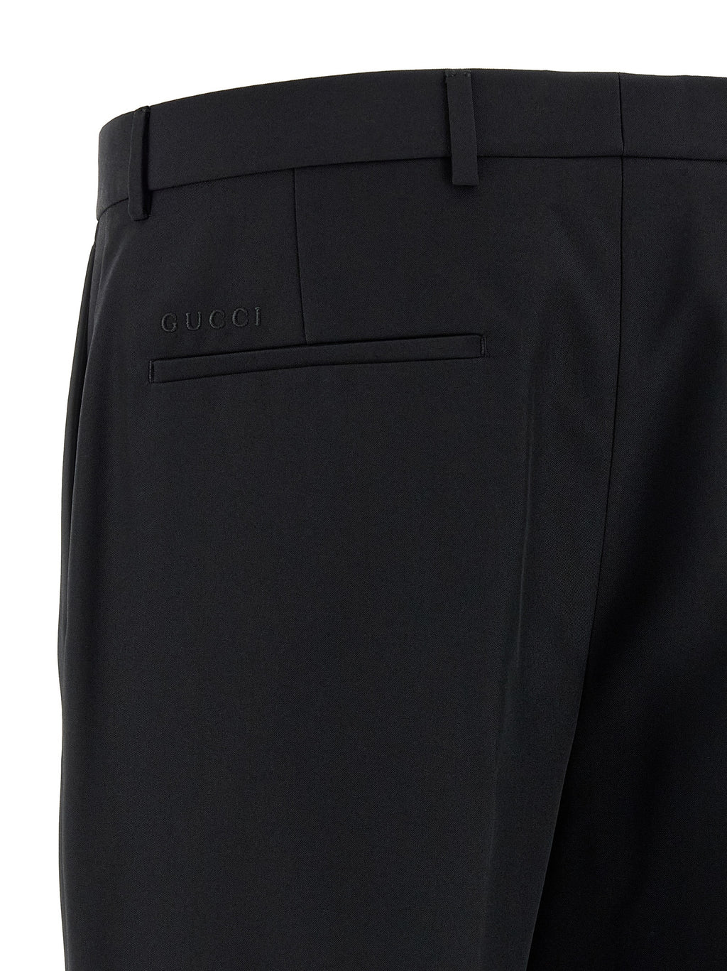 Black Polyester Dress Pants