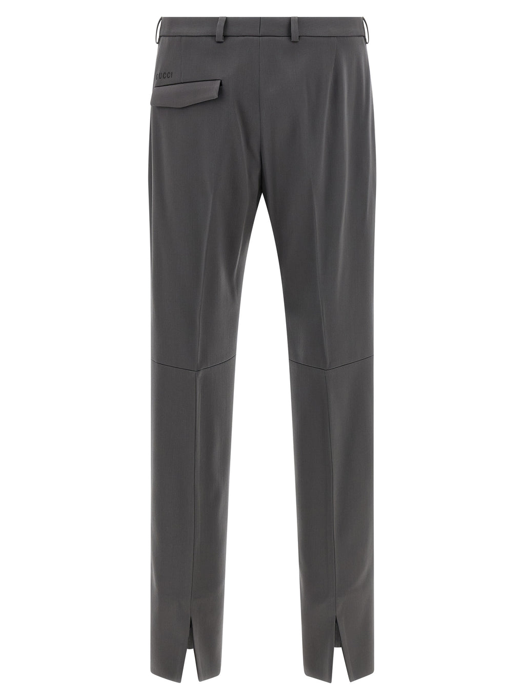 Gray Wool Dress Pants