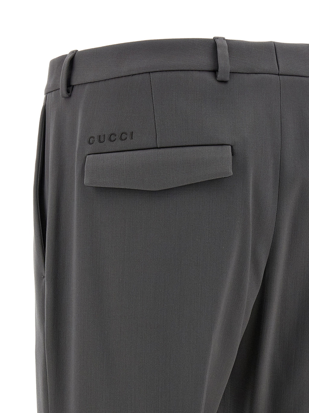Gray Wool Dress Pants