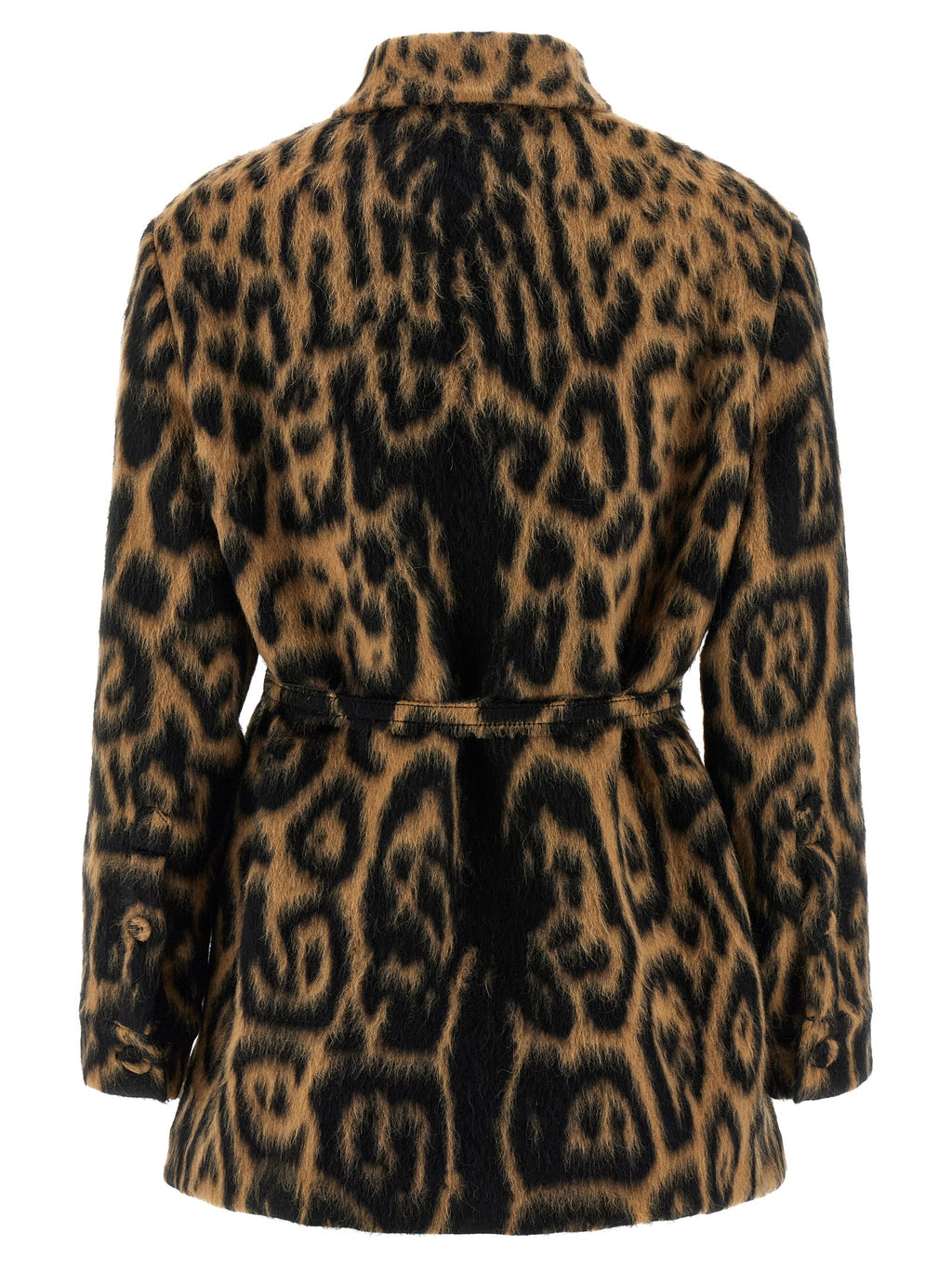 Beige Virgin Wool Coat