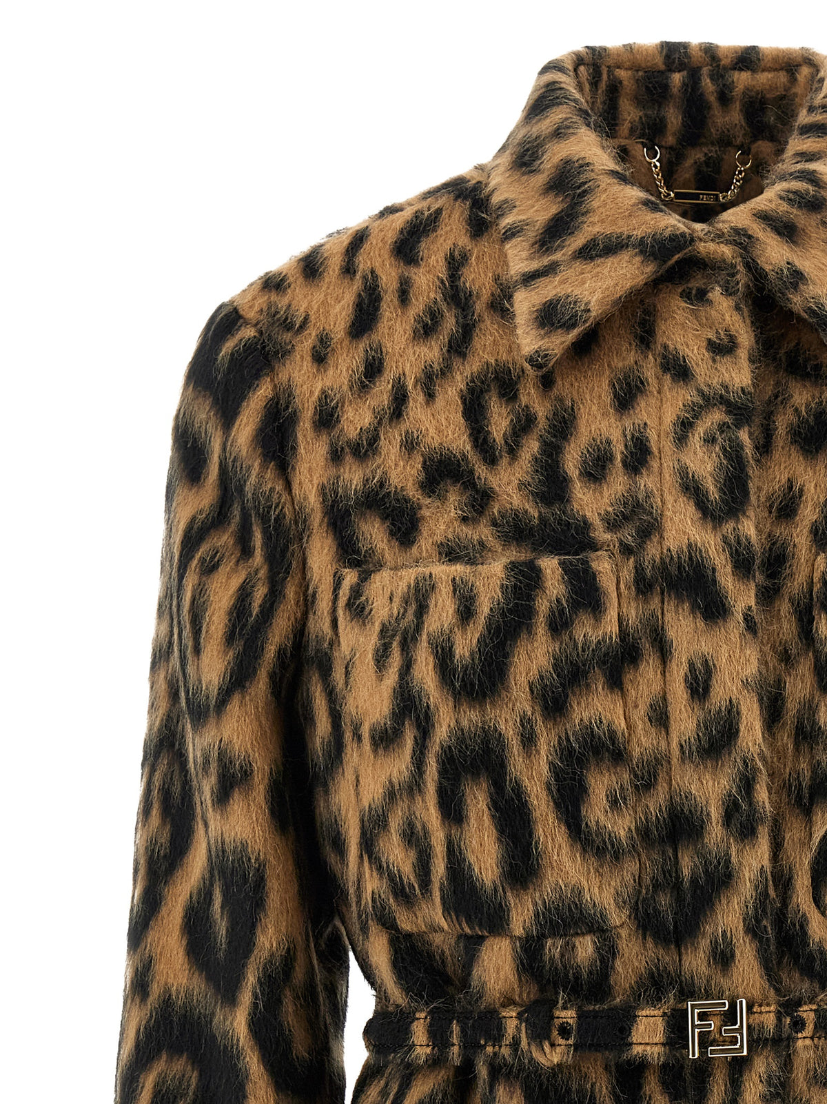 Beige Virgin Wool Coat