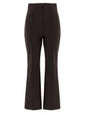 Brown Polyamide Athletic Pants