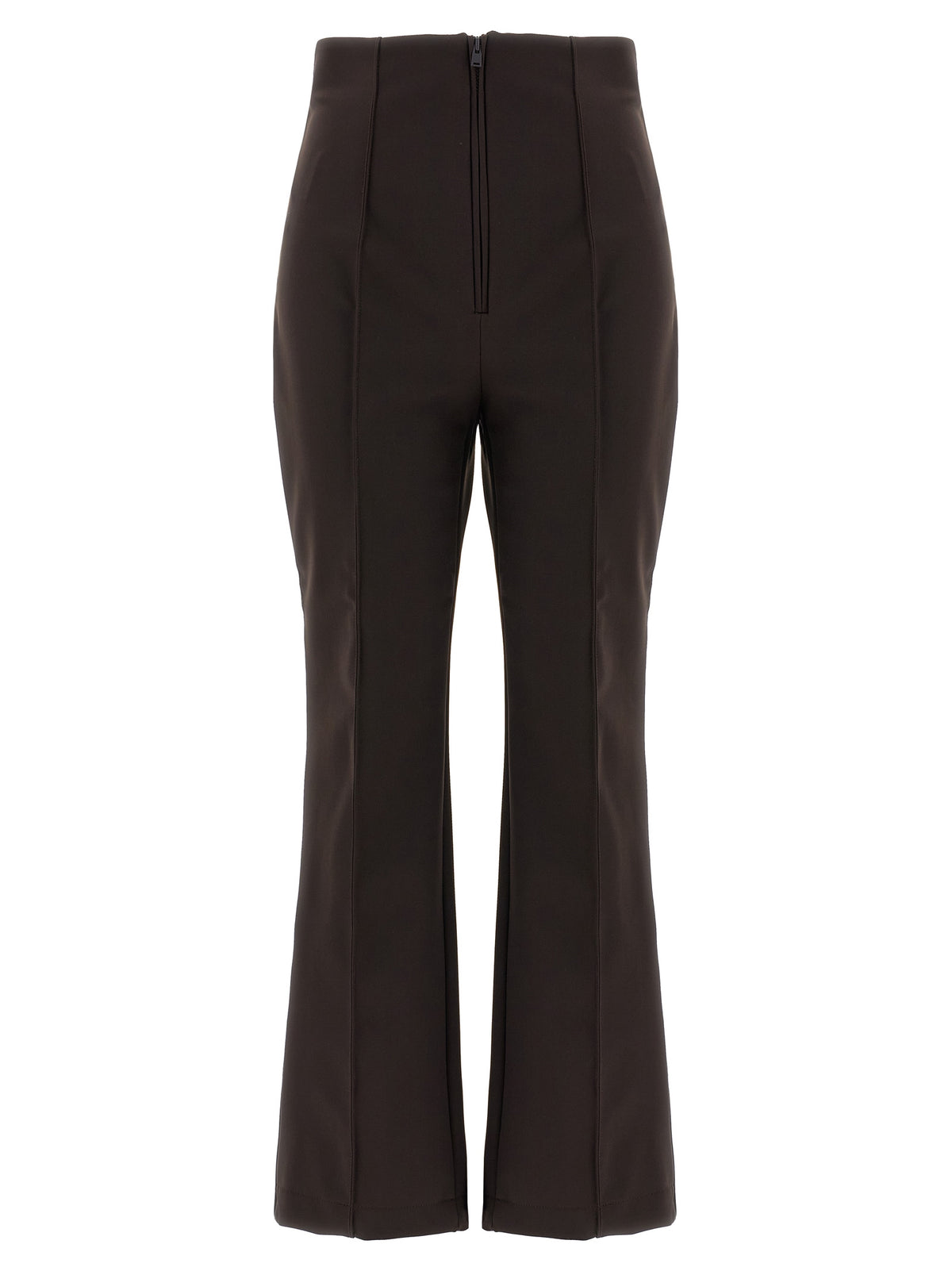Brown Polyamide Athletic Pants