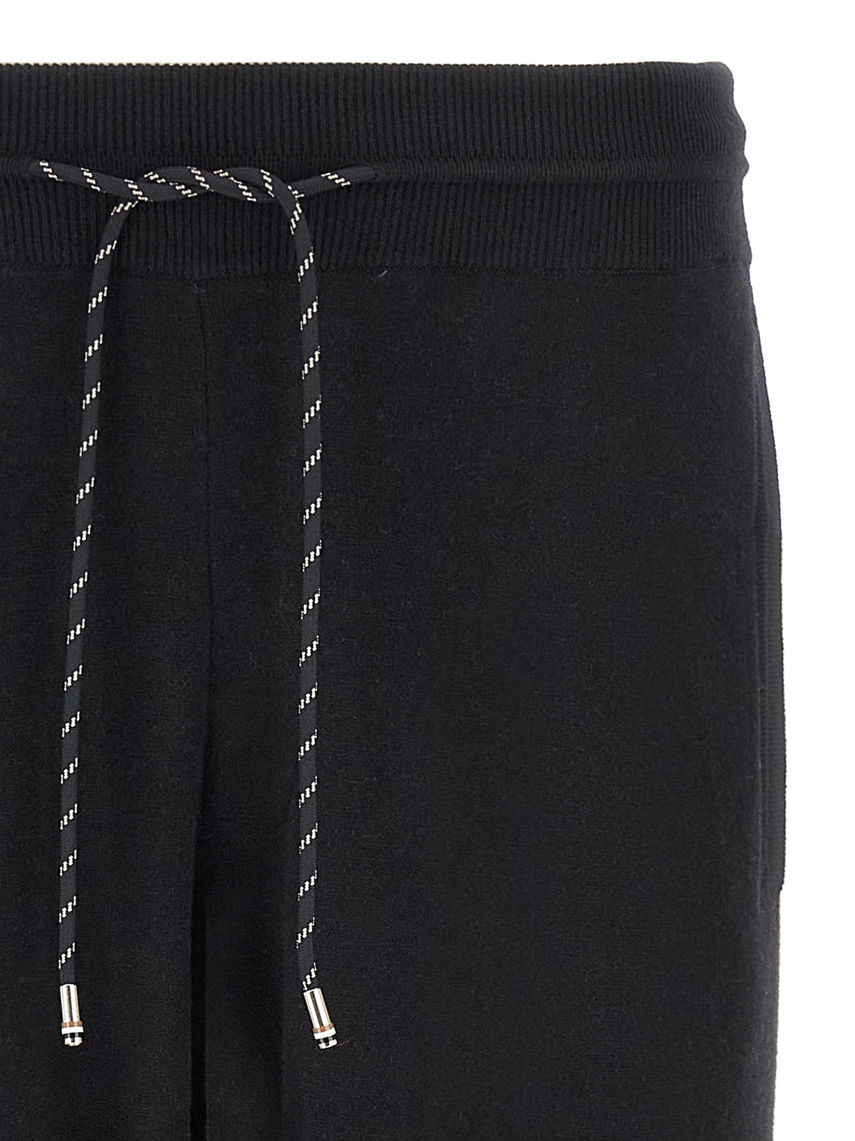 Black Cotton Joggers (Workout Pants)