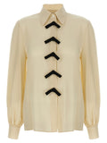 Beige Silk Blouse