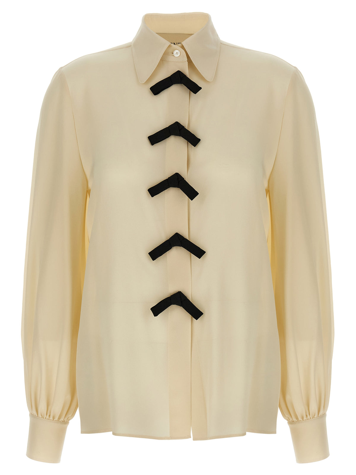Beige Silk Blouse