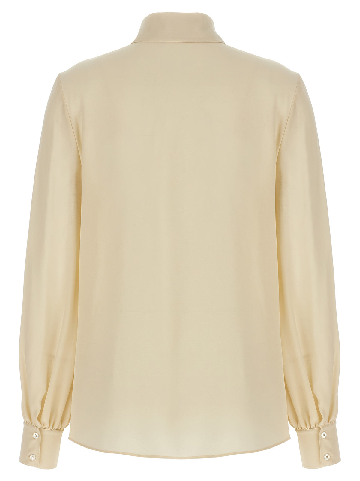 Beige Silk Blouse