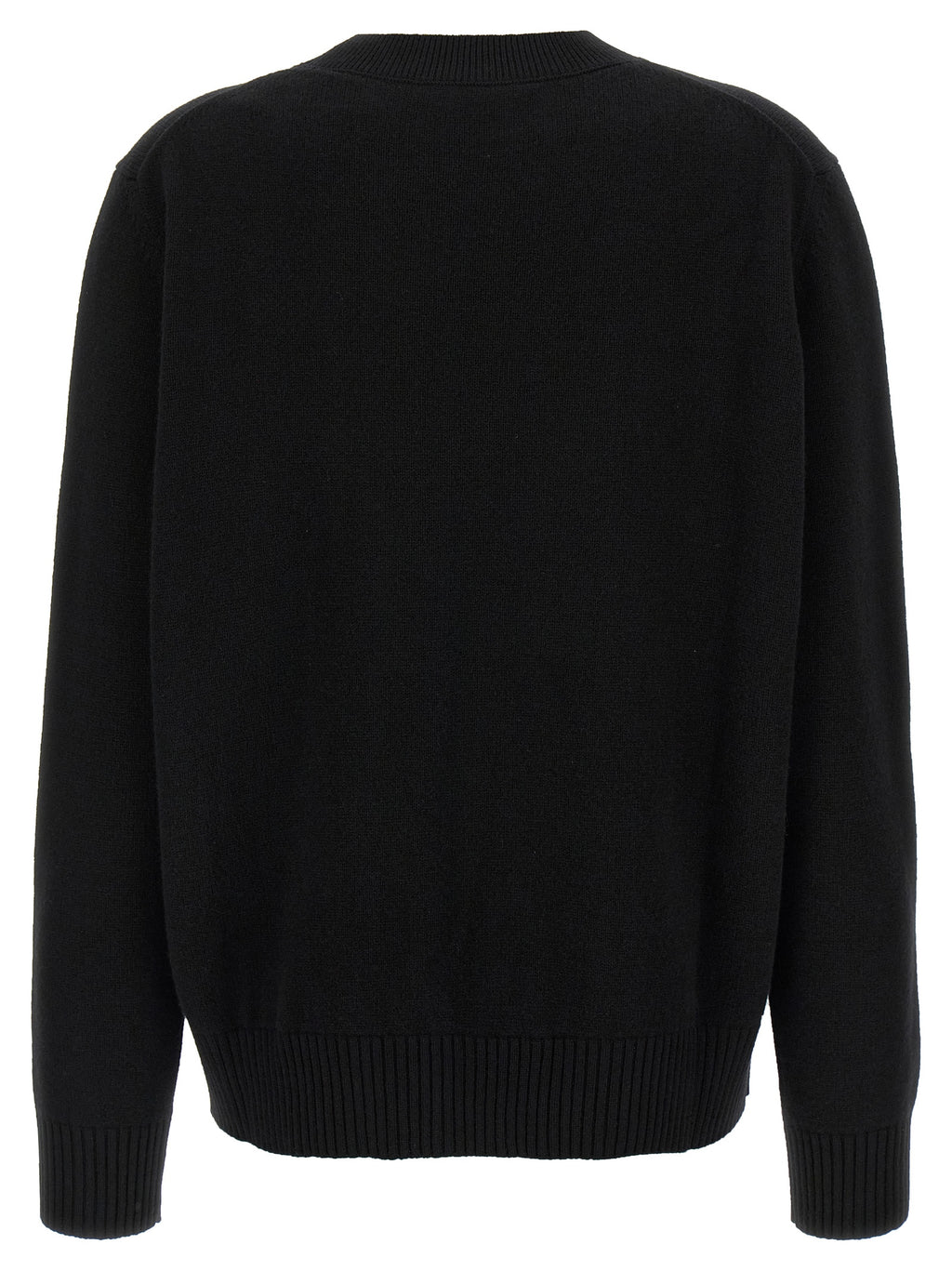 Black Wool Cardigan