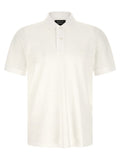 White Cotton Polo Shirt