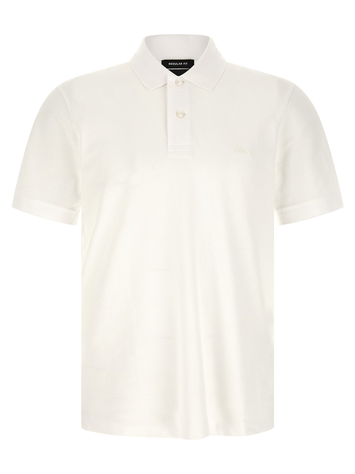 White Cotton Polo Shirt