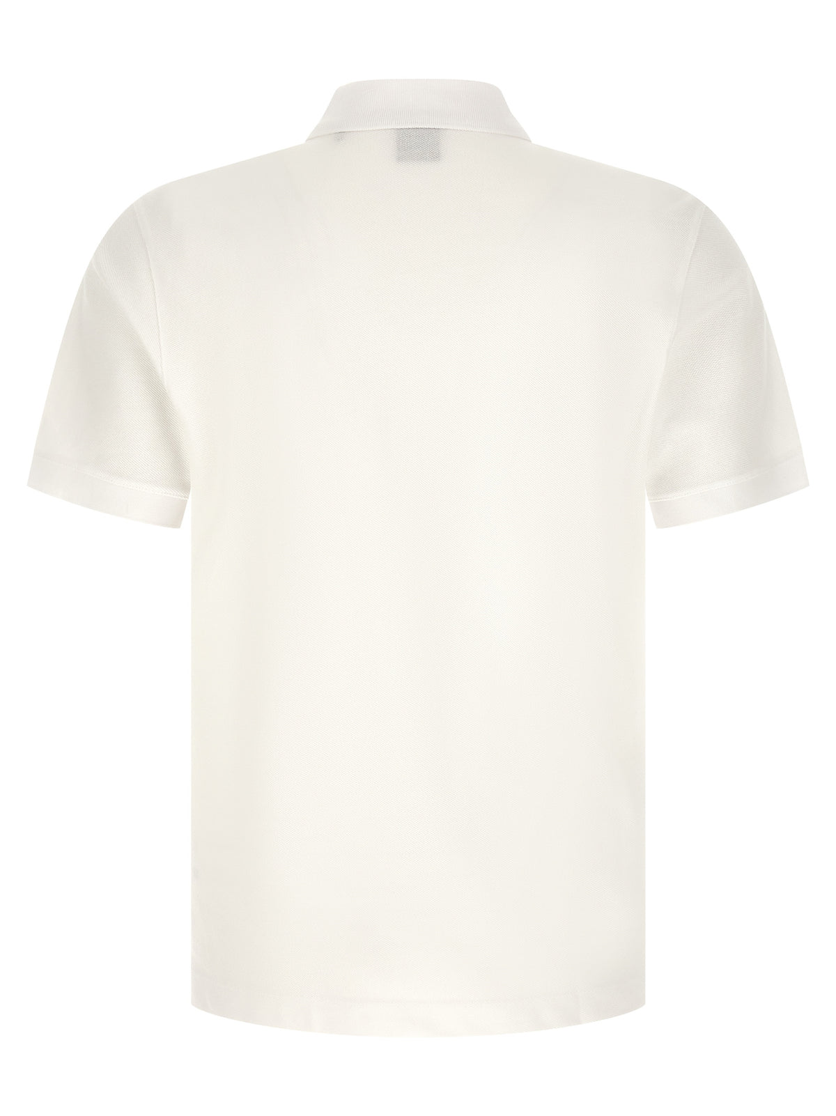 White Cotton Polo Shirt