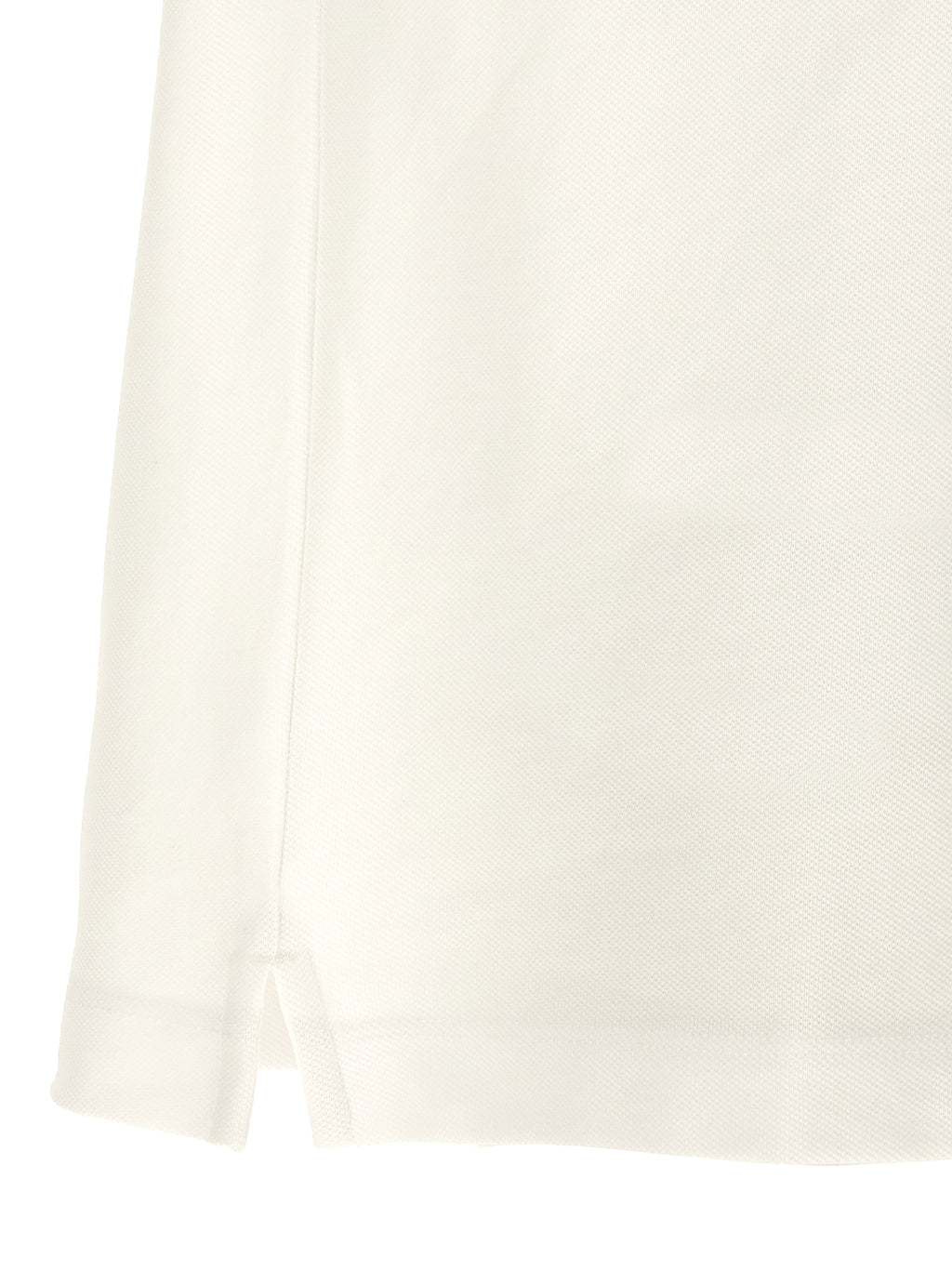 White Cotton Polo Shirt
