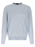 Blue Virgin Wool Cardigan