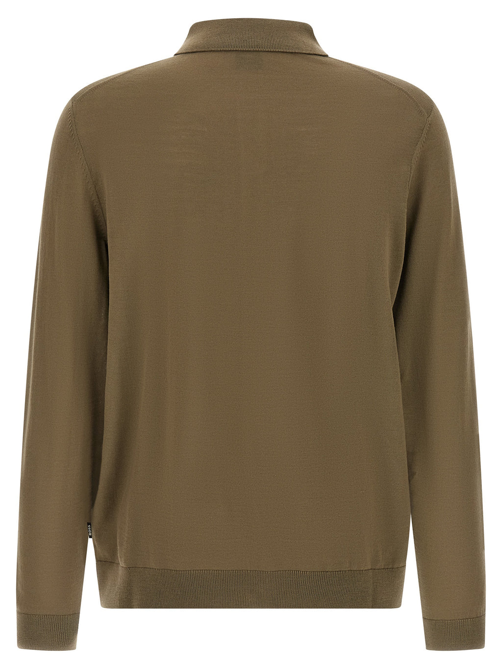 Bicolor Virgin Wool Polo Shirt