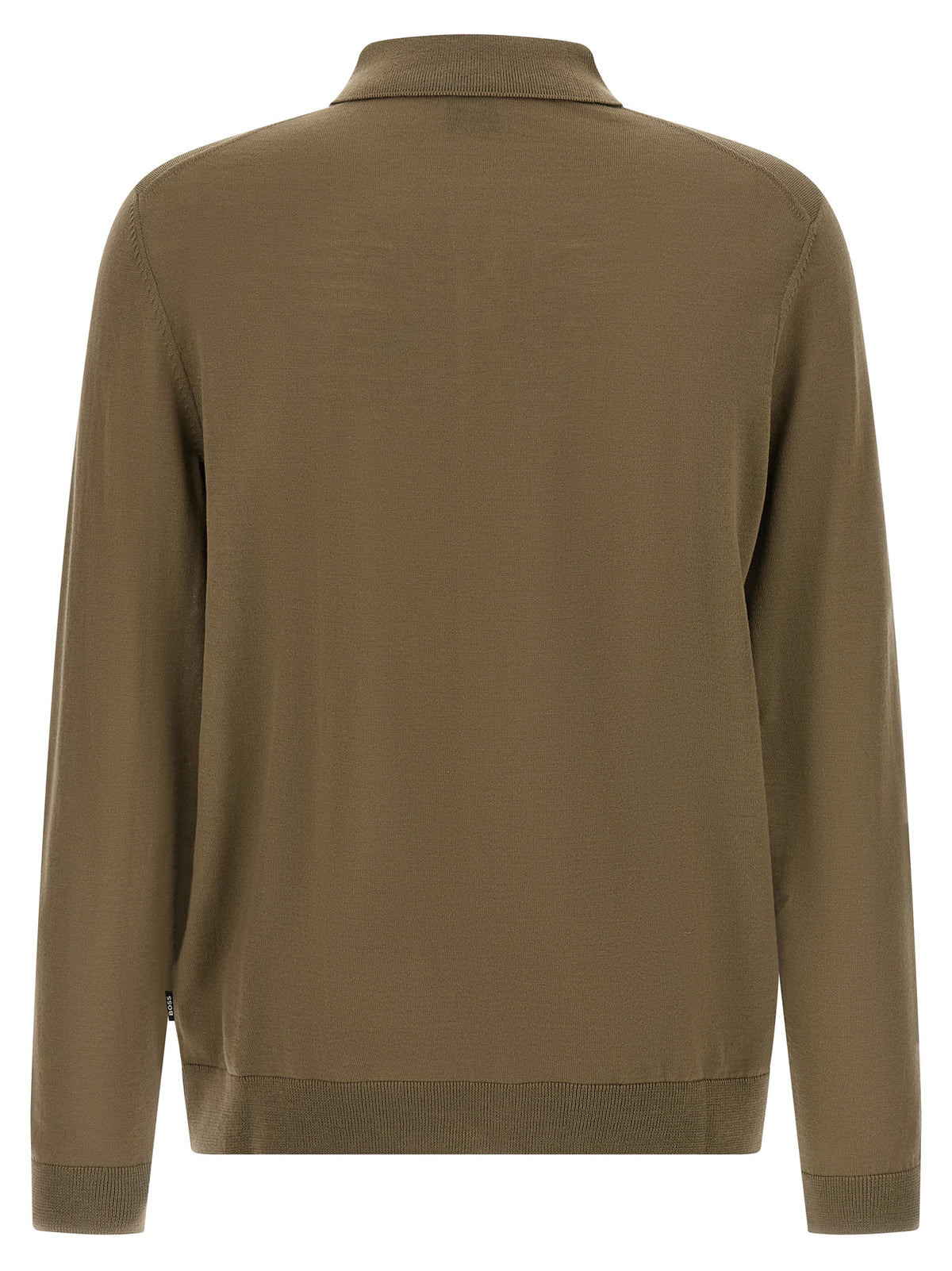 Bicolor Virgin Wool Polo Shirt