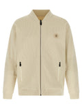 Beige Polyamide Bomber