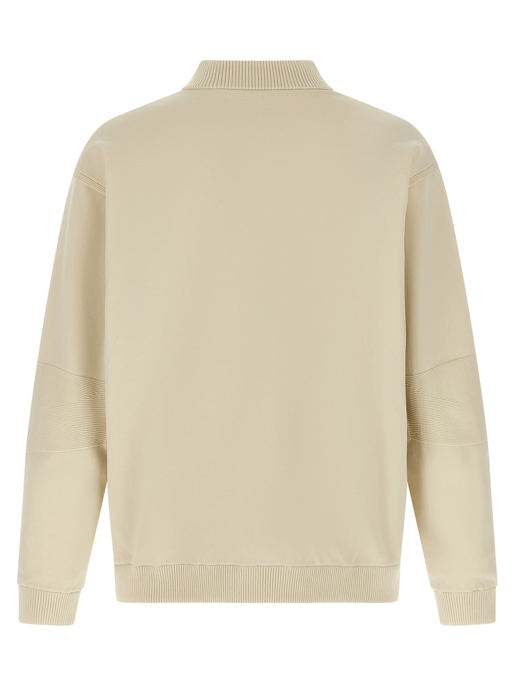Beige Polyamide Bomber