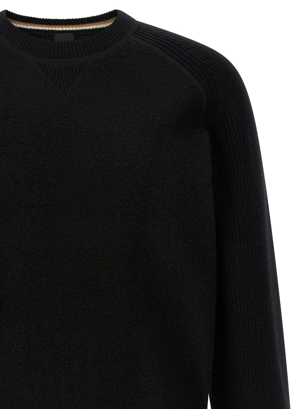 Black Virgin Wool Cardigan