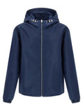 Blue Polyester Shell Jacket