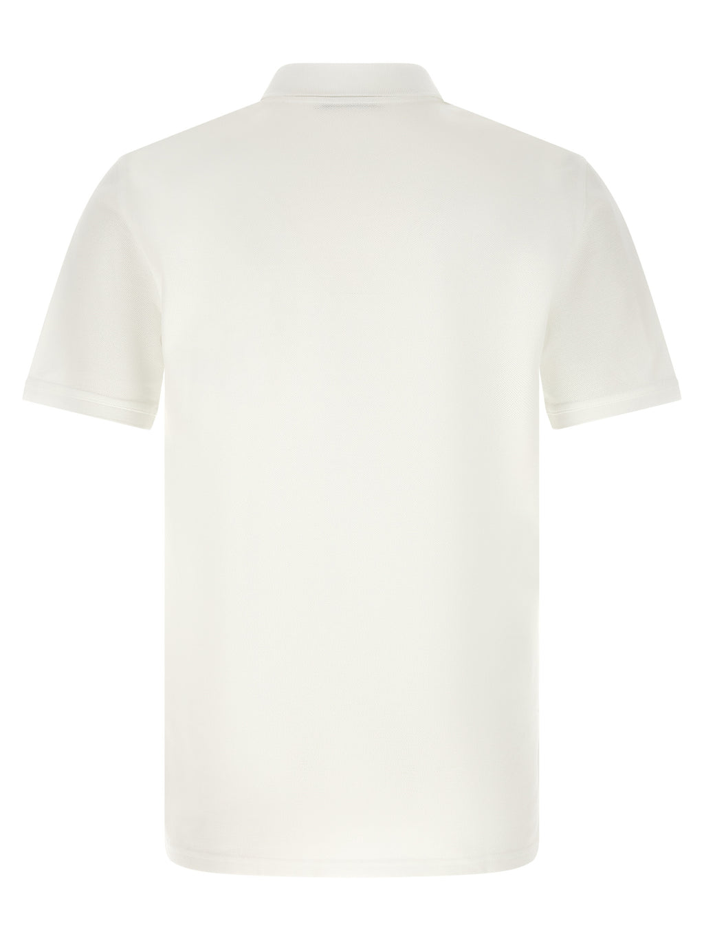 White Cotton Polo Shirt