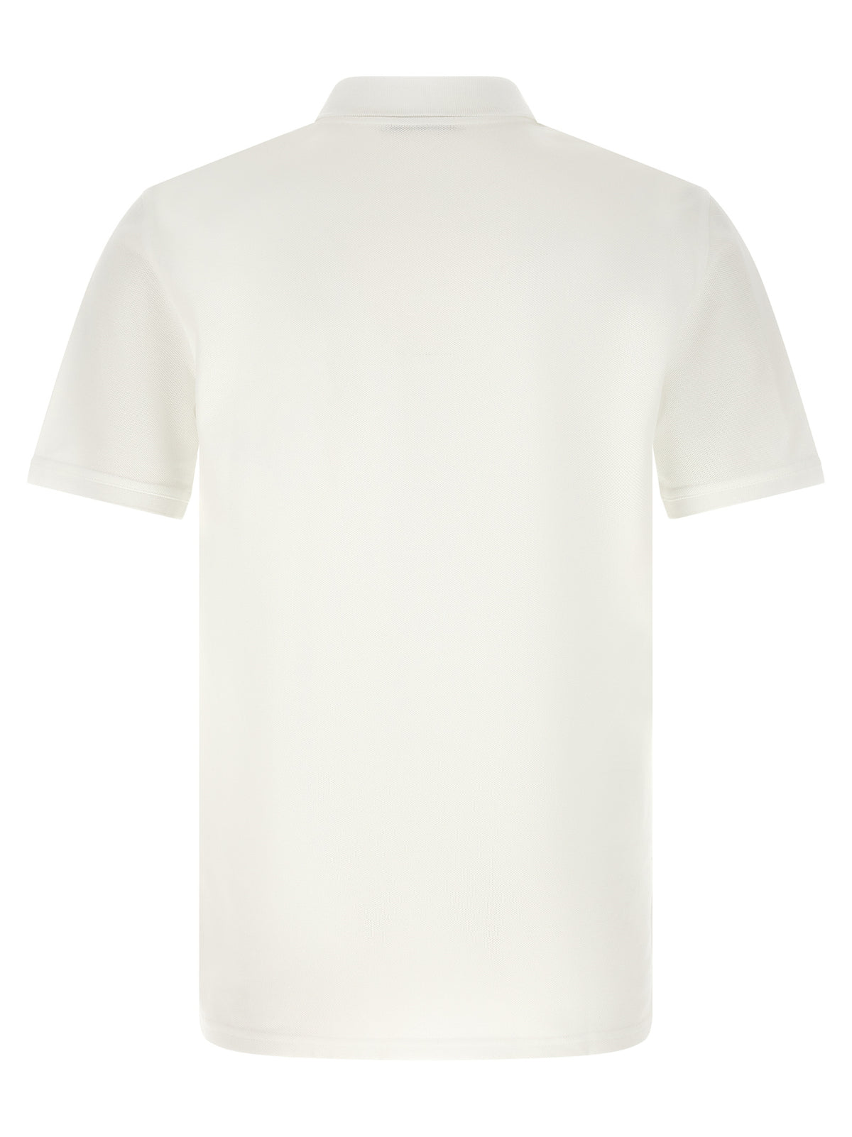 White Cotton Polo Shirt