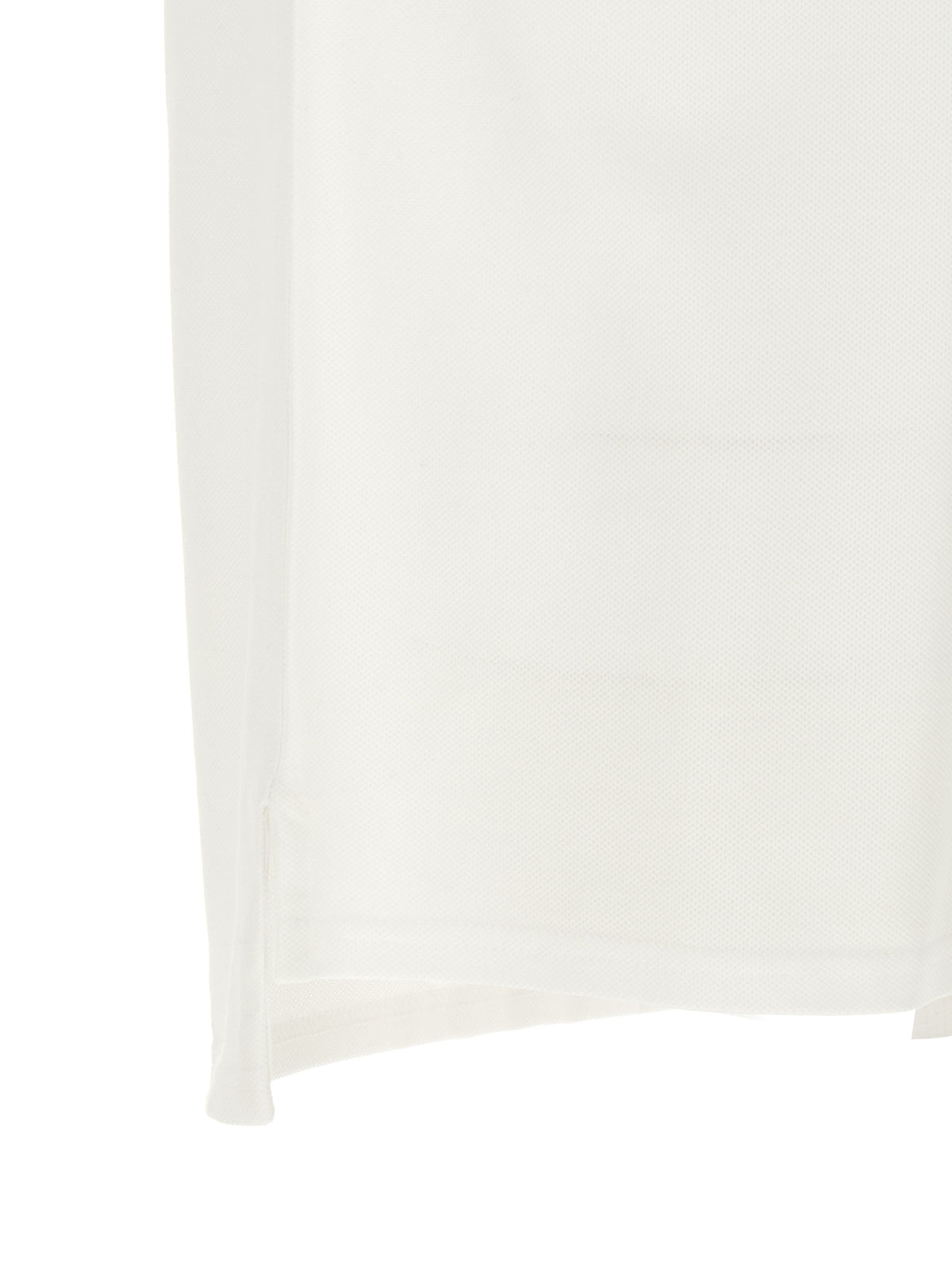 White Cotton Polo Shirt