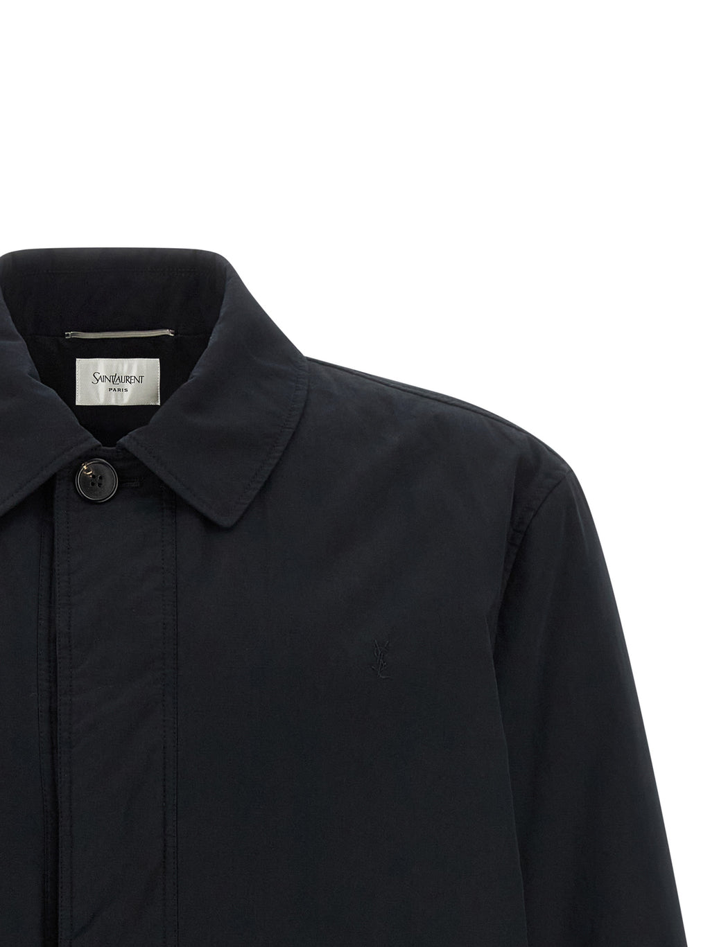 Black Cotton Shell Jacket