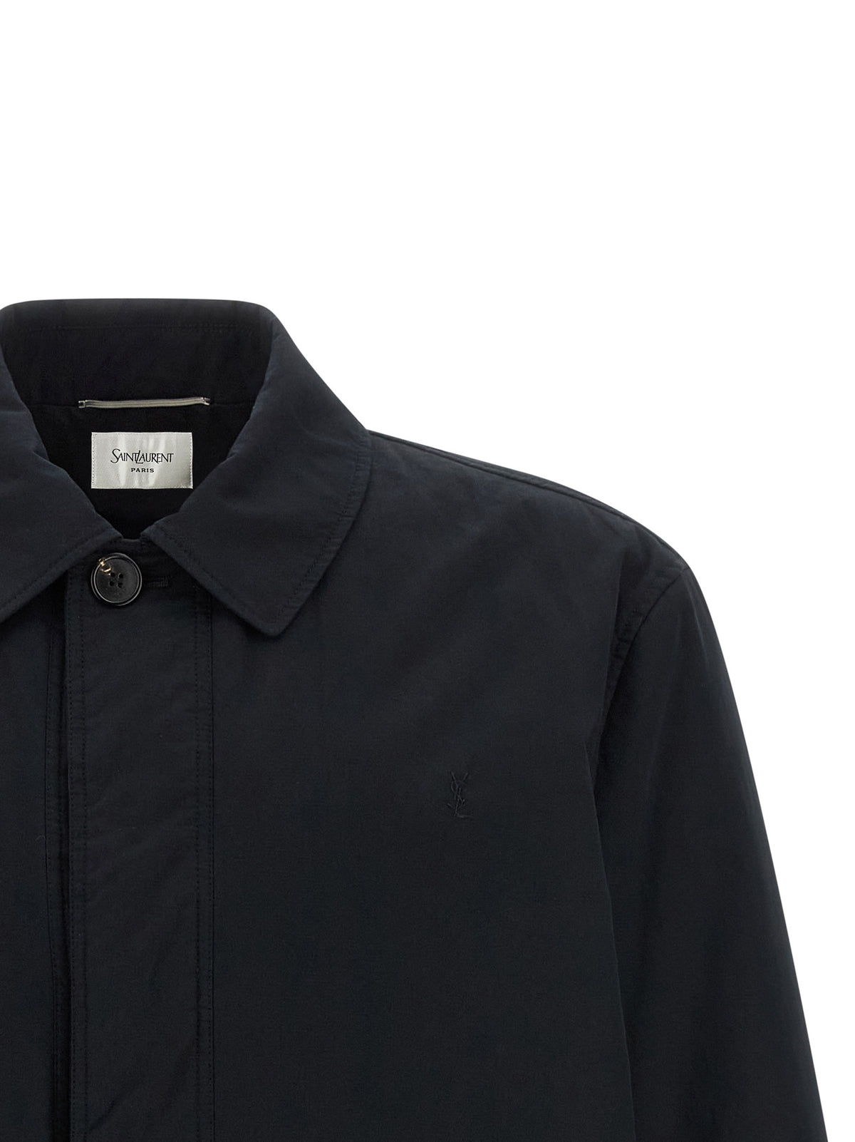 Black Cotton Shell Jacket