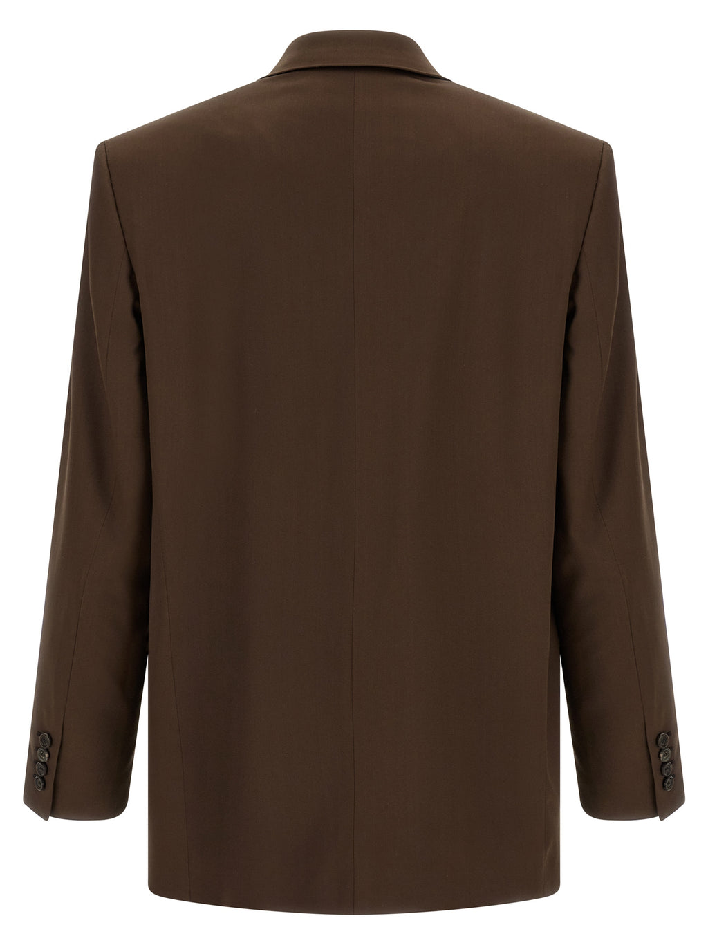 Brown Silk Blazer