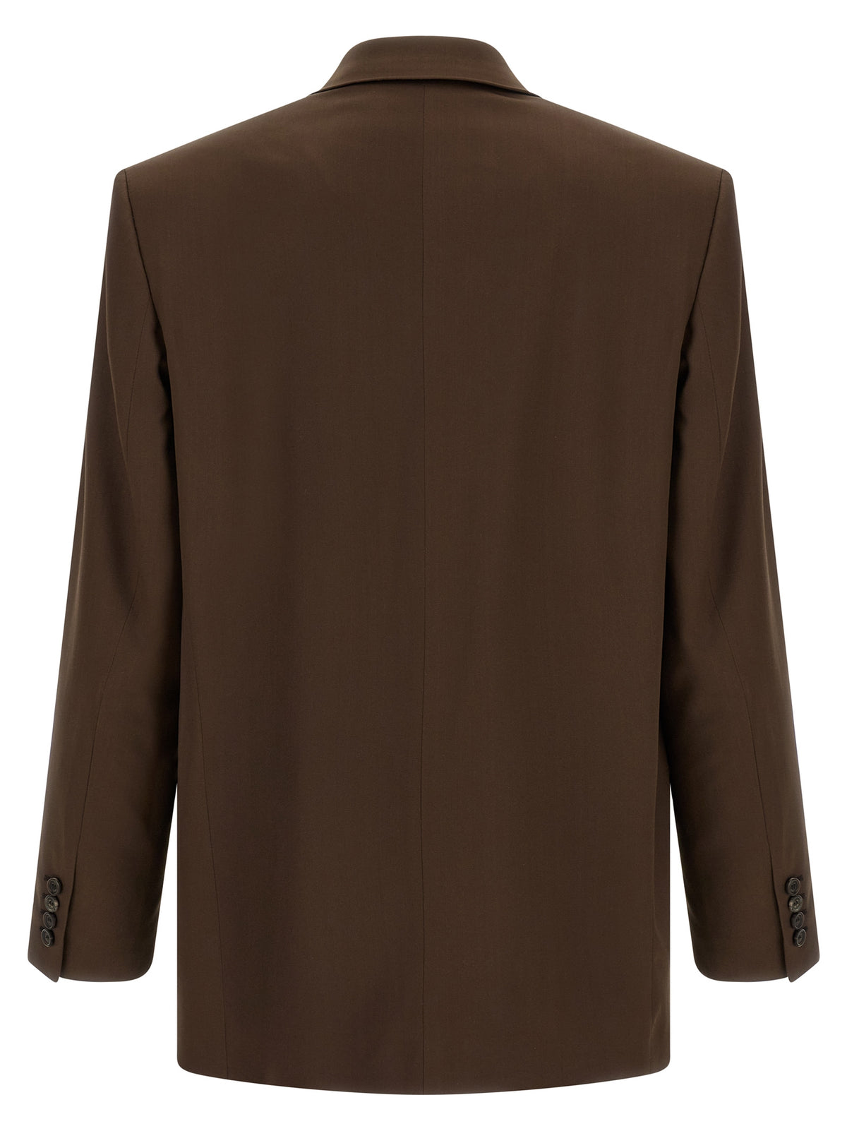 Brown Silk Blazer