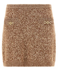 Multicolor Virgin Wool Long Skirt