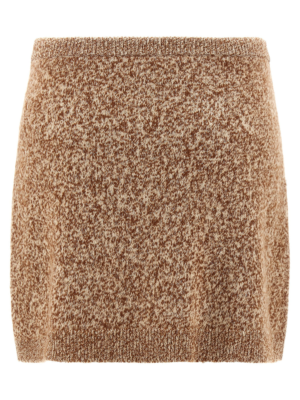 Multicolor Virgin Wool Long Skirt