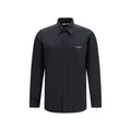 Black Cotton Dress Shirt