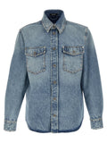 Blue Cotton Blouse