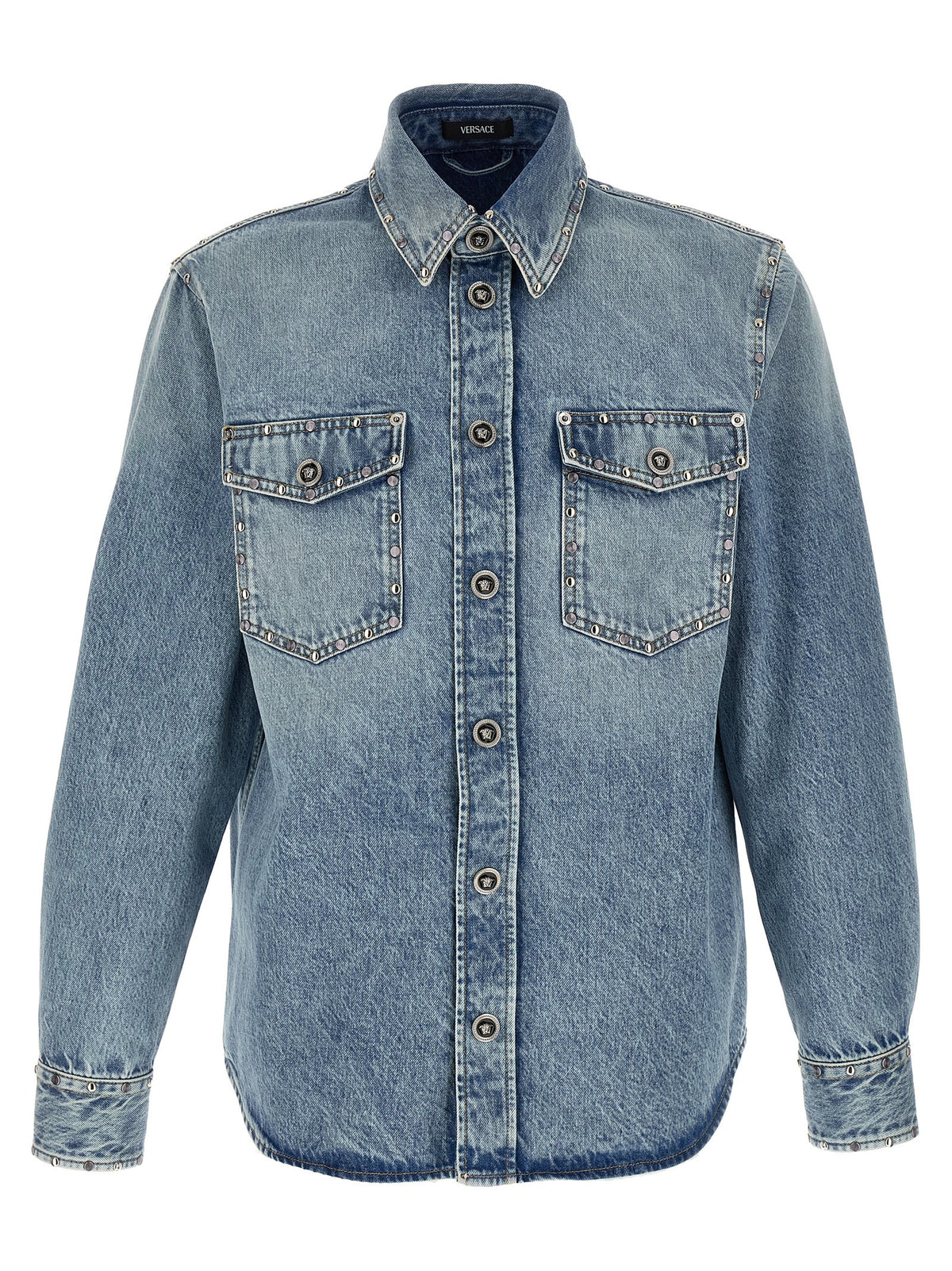 Blue Cotton Blouse